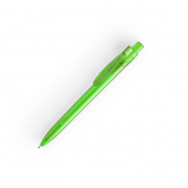 Ручка шариковая HISPAR, RPET пластик, зеленый